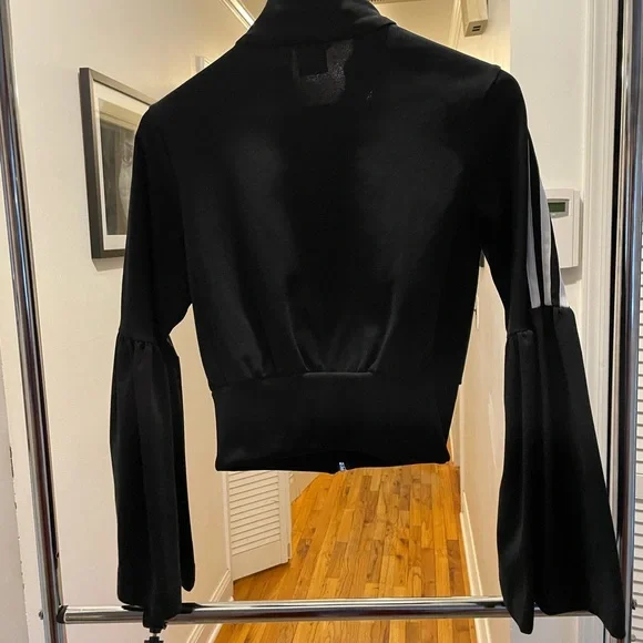 Adidas Women's Black Track Jacket - Picture 5 of 6